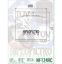 HIFLO FILTR OLEJU HF 124RC KAWASAKI ZX 1000 H2/H2R NINJA (15-17) (50)