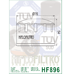 HIFLO FILTR OLEJU HF 896 URAL 750 (14-17) (OEM: IMZ-8.1040.01090) (50)