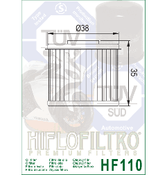 HIFLO FILTR OLEJU HF 110 HONDA NSF 250 R '17-'19