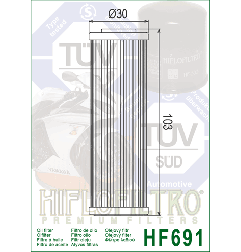 HIFLO FILTR OLEJU AJP PR5 250 , FANTIC CABALLERO 250 / 500 '19-'20, CSC RX3 / RC3 / RZ3 250, FB MONDIAL HPS / PAGANI 300 '20