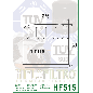 HIFLO FILTR OLEJU HF 515 ROYAL ENFIELD CONTINENTAL / INTERCEPTOR 650 '19-'24 (OEM: 575139/D)