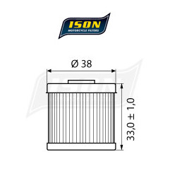ISON filtr oleju ISON116