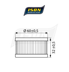 ISON filtr oleju ISON136