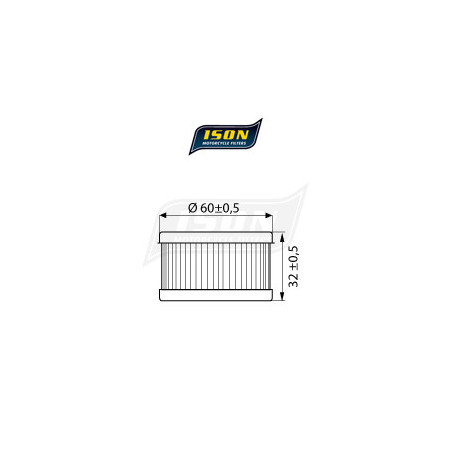 ISON filtr oleju ISON136