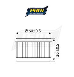ISON filtr oleju ISON137