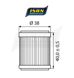 ISON filtr oleju ISON141