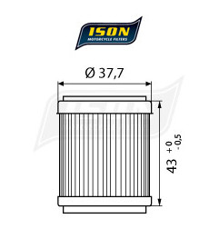 ISON filtr oleju ISON143