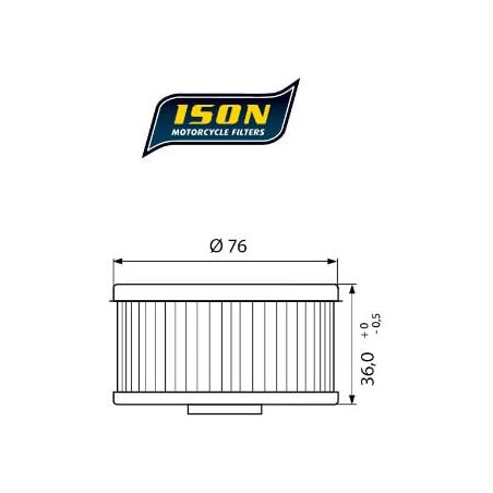 ISON filtr oleju ISON144