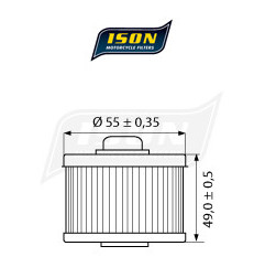 ISON filtr oleju ISON145