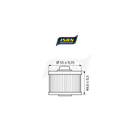 ISON filtr oleju ISON145