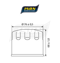ISON filtr oleju ISON153