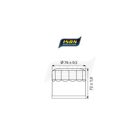 ISON filtr oleju ISON163