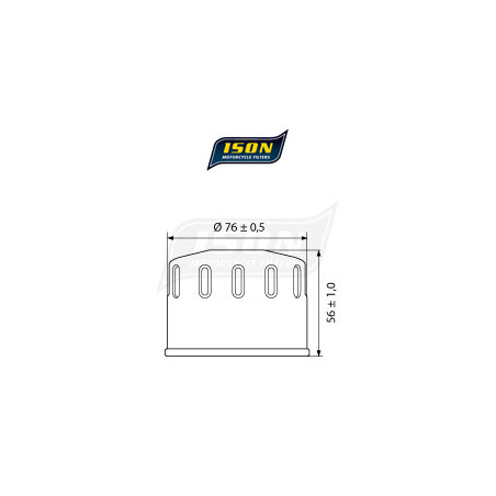 ISON filtr oleju ISON164