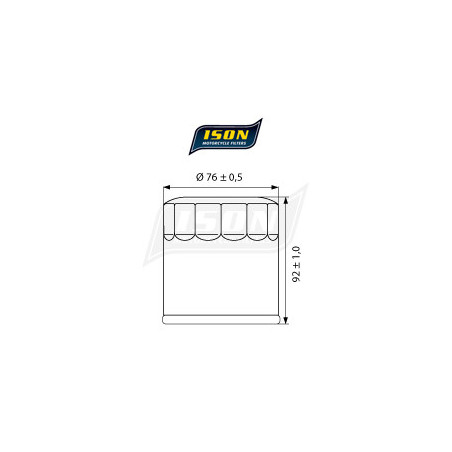 ISON filtr oleju ISON170 B
