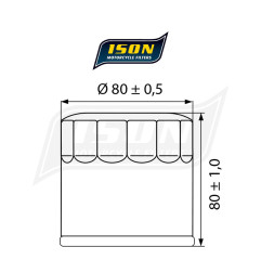 ISON filtr oleju ISON202