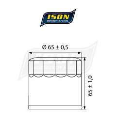 ISON filtr oleju ISON204