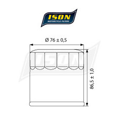 ISON filtr oleju ISON551