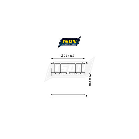 ISON filtr oleju ISON551