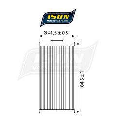 ISON filtr oleju ISON611
