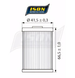 ISON filtr oleju ISON655