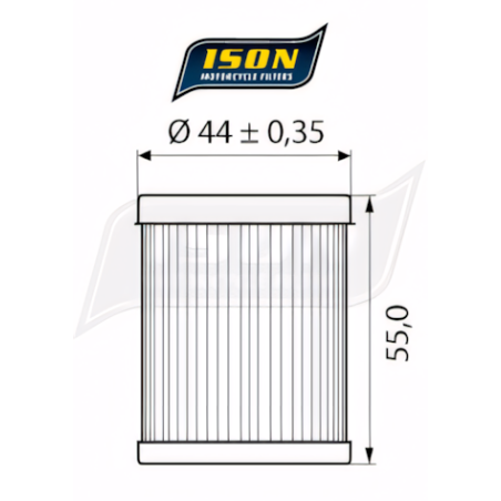 ISON filtr oleju ISON972