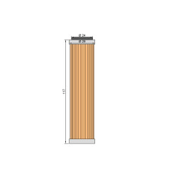 TWIN AIR FILTR OLEJU HF 631 BETA 350/400/450/498/520 `10-13 (50)