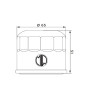 MIW (MEIWA) FILTR OLEJU BMW R18 / B / CLASSIC / ROCTANE / TRANSCONTINENTAL '20-'25 (OEM: 13718411061) 268005