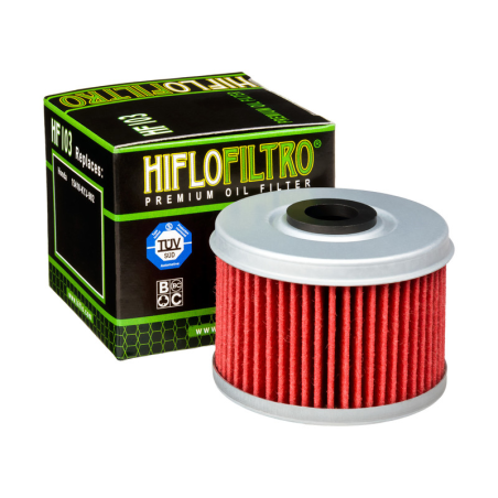 FILTR OLEJU HIFLO HF103 HONDA CFR 250 L-LA-H, CRF 250 RL/RLA-H RALLY, CB 300 F-J, CBR 300 R/RA-J, CBR300 R/RA-K