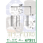 FILTR OLEJU HIFLO HF511 ROYAL ENFIELD 350 CLASSIC / METEOR '21-'24