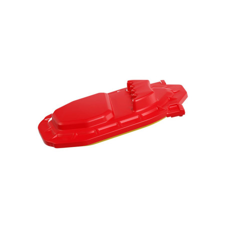 RACETECH (RTECH) POKRYWA FILTRA POWIETRZA (DO MYCIA MOTOCYKLA) KAWASAKI KXF 250 / KX-X 250 '25 KOLOR CZERWONY ŻÓŁTY