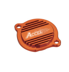 ACCEL POKRYWA FILTRA OLEJU KTM SXF/EXCF 400/450/520/525 '99-'07, SXF/EXCF 250 '06-'12 KOLOR POMARAŃCZOWY
