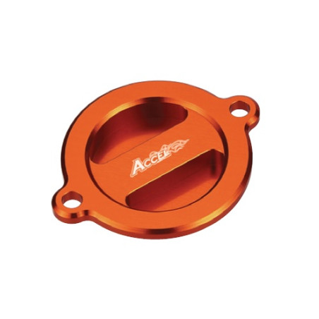 ACCEL POKRYWA FILTRA OLEJU KTM EXC 450/500 '12-'16 KOLOR POMARAŃCZOWY - PROMOCJA