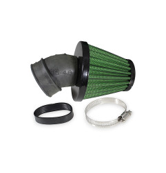 FILTR POWIETRZA STOŻKOWY POWER FORCE ZIELONY 40-45MM 45 STOPNI