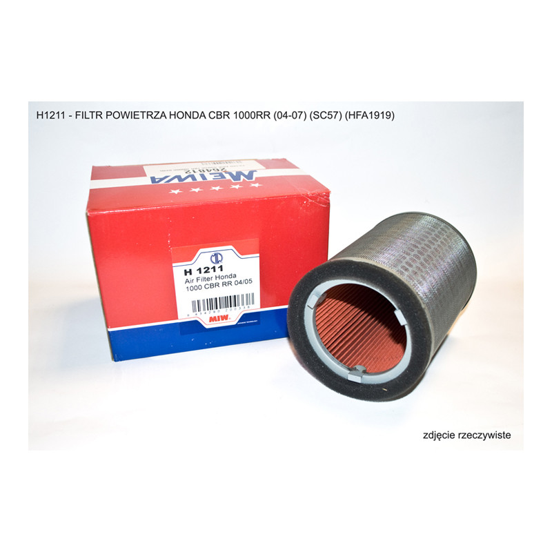 MIW (MEIWA) FILTR POWIETRZA HONDA CBR 1000RR (04-07) (SC57) (HFA1919) (50)