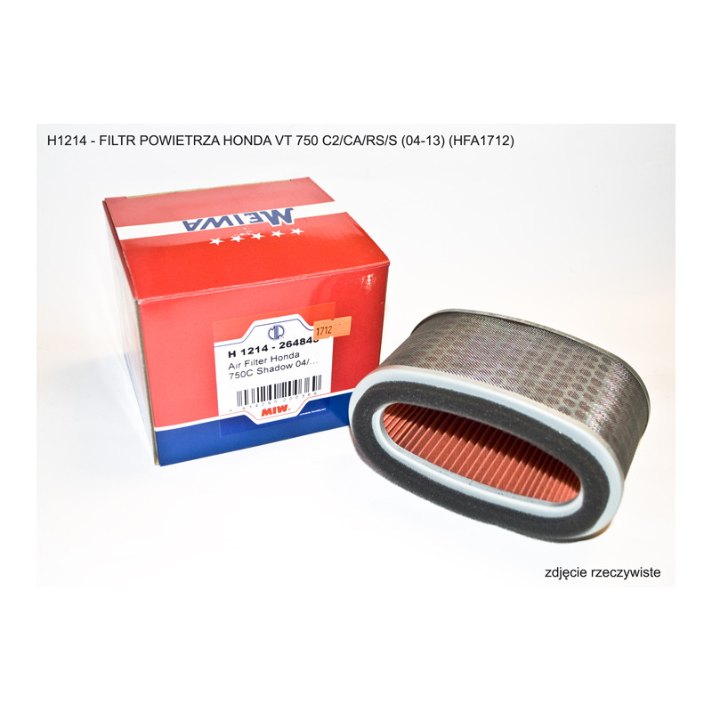 MIW (MEIWA) FILTR POWIETRZA HONDA VT 750 C2/CA/RS/S '04-'20 (HFA1712) (OEM:17213-MEG-000) (50)