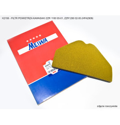 MIW (MEIWA) FILTR POWIETRZA KAWASAKI ZZR 1100 93-01, ZZR1200 02-05 (HFA2909) (5)