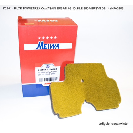 MIW (MEIWA) FILTR POWIETRZA KAWASAKI ER6F/N 06-10, KLE 650 VERSYS 06-14 (HFA2606) (50)