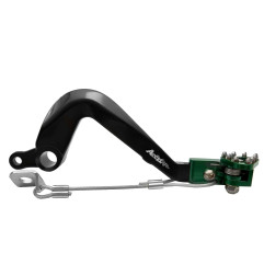 ACCEL DŹWIGNIA HAMULCA NOŻNEGO KAWASAKI KX 80/ KX 100 01-18 KOLOR ZIELONY - PROMOCJA