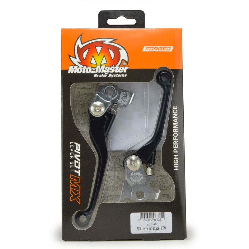 MOTO-MASTER ZESTAW DŹWIGNIA SPRZĘGŁA I HAMULCA (NIEŁAMKI) KUTE KTM/HUSQVARNA/KTM (BREMBO) KOLOR CZARNY