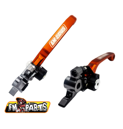 FM-PARTS ZESTAW DŹWIGNI SPRZĘGŁA I HAMULCA DO KTM '15-'25 BREMBO KOLOR POMARAŃCZOWY