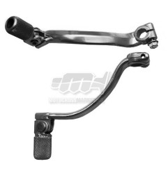 M.C. DŹWIGNIA ZMIANY BIEGÓW HONDA CR 125 87-07 (ALUMINIOWA )(KUTA) KOLOR SREBRNY, KOŃCÓWKA STALOWA