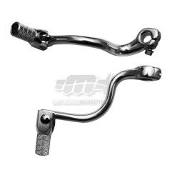 M.C. DŹWIGNIA ZMIANY BIEGÓW KAWASAKI KX 125 / 250 '94-'08, KX 65 '00-'25, KX 500 '94-'04 (ALUMINIOWA)(KUTA) KOLOR SREBRNY