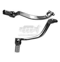 M.C. DŹWIGNIA ZMIANY BIEGÓW SUZUKI RM 250 89-12 (ALUMINIOWA) KOLOR SREBRNY, KOŃCÓWKA STALOWA