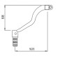 BUZZETTI DŹWIGNIA ZMIANY BIEGÓW ALUMINIOWA HONDA CR 250R '04-; CRF 250R '04