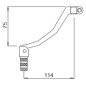 BUZZETTI DŹWIGNIA ZMIANY BIEGÓW ALUMINIOWA YAMAHA YZ/WR 250/450F '04-