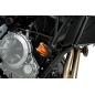 CZĘŚCI ZAMIENNE - PARA GUMOWYCH KOŃCÓWEK DO CRASH PADS R19 DO SUZUKI GSX-R750 04-05 POMARAŃCZOWE