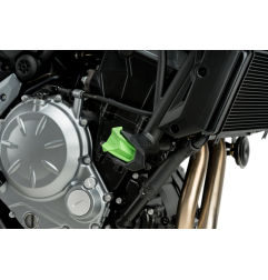 CZĘŚCI ZAMIENNE - PARA GUMOWYCH KOŃCÓWEK DO CRASH PADS R19 DO SUZUKI GSX-R750 04-05 ZIELONE