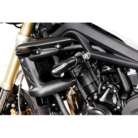 Crash pady zestaw Triumph szosowy Triple 675, czarny