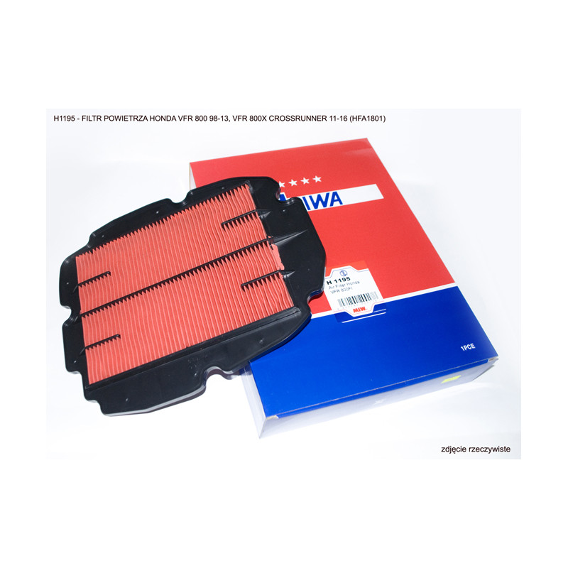 MIW (MEIWA) FILTR POWIETRZA HONDA VFR 800 98-13, VFR 800X CROSSRUNNER 11-16 (HFA1801) (20)