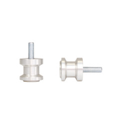 BIKETEC ROLKI (SLIDERY) WKRĘCANE DO WAHACZA M6X1 KOLOR SREBRNY (0690166100)
